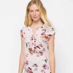 FUN2FUN Walden Split Neck Blouse Size M